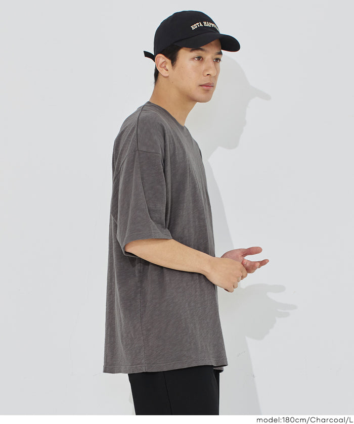 男裝棉質純色短袖上衣 (Cotton T-shirt)