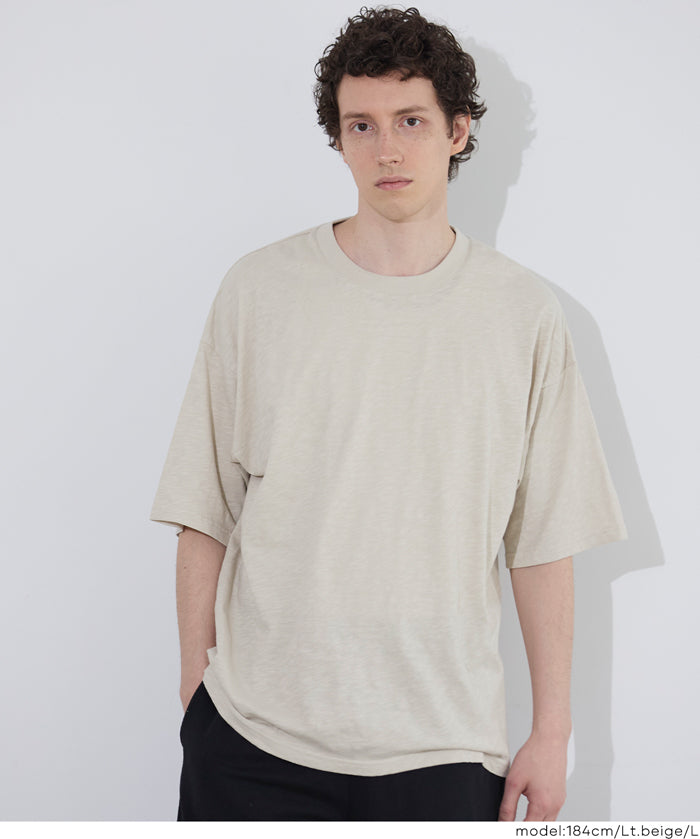 男裝棉質純色短袖上衣 (Cotton T-shirt)