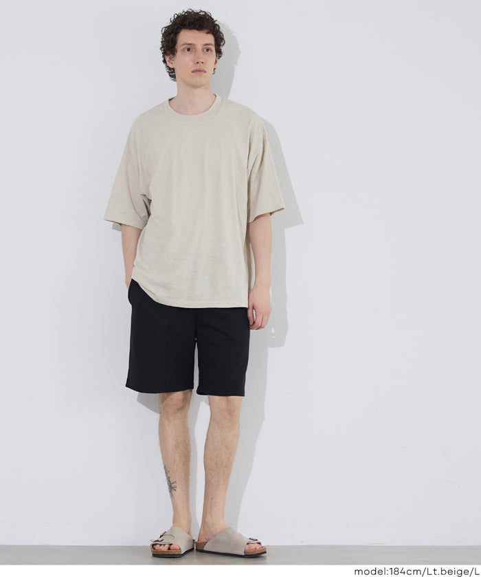 男裝棉質純色短袖上衣 (Cotton T-shirt)