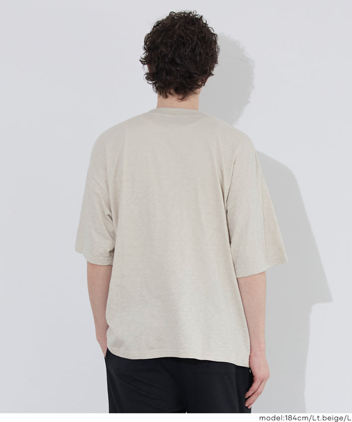 男裝棉質純色短袖上衣 (Cotton T-shirt)