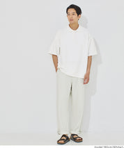 男裝【壓紋機能】短袖POLO上衣 (Embossed polo shirt)