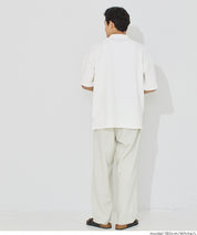 男裝【壓紋機能】短袖POLO上衣 (Embossed polo shirt)