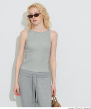 【OUT BRA】條紋船領背心 (Border Boat Neck Bra Top)