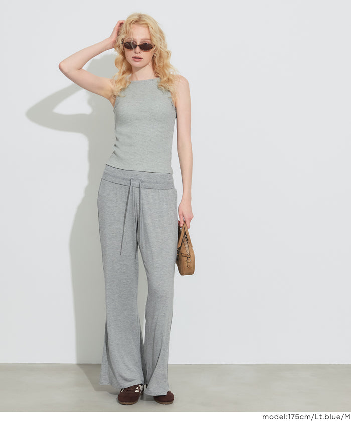 【OUT BRA】條紋船領背心 (Border Boat Neck Bra Top)