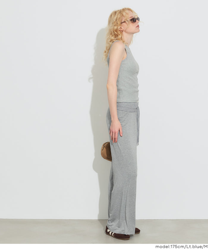 【OUT BRA】條紋船領背心 (Border Boat Neck Bra Top)