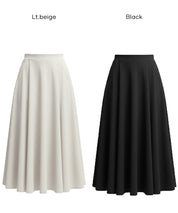 【壓紋機能】日系A字長裙