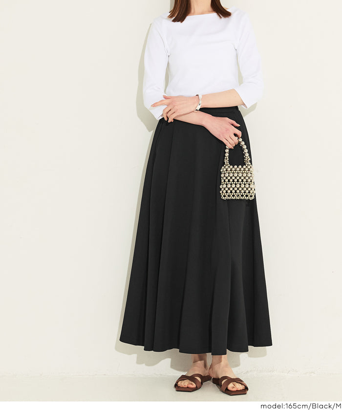 【壓紋機能】日系A字長裙