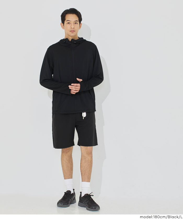 男裝 彈性拉鍊口袋短褲 (Stretch Zip Pocket Shorts)