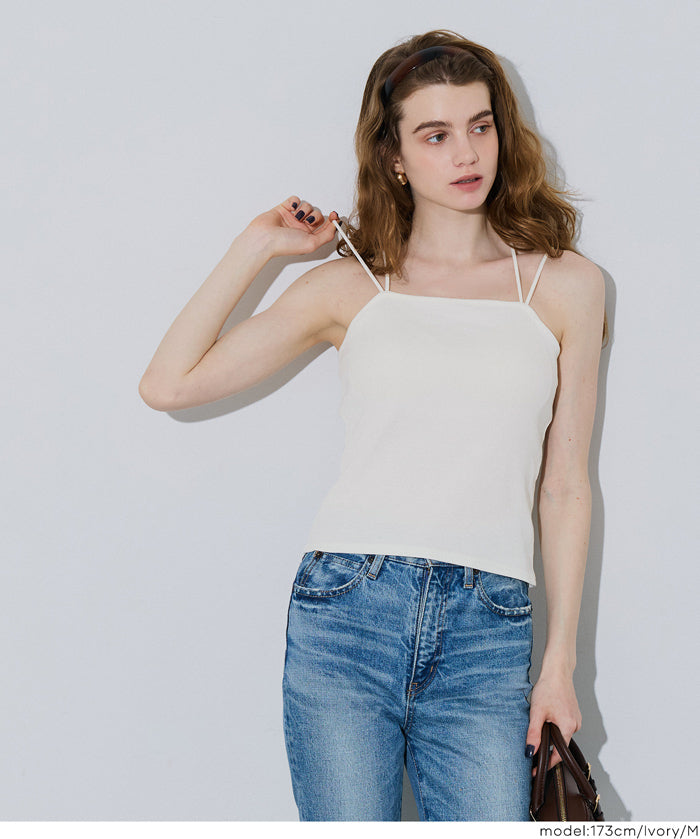【OUT BRA】後背交叉造型Bra Top( Back Cross Camisole)