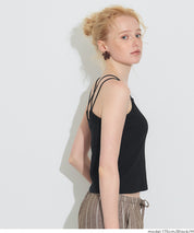 【OUT BRA】後背交叉造型Bra Top( Back Cross Camisole)