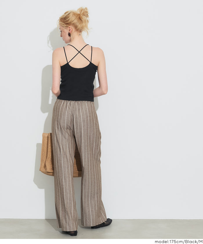 【OUT BRA】後背交叉造型Bra Top( Back Cross Camisole)