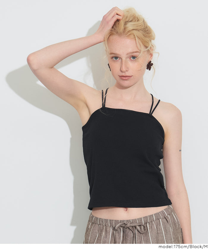 【OUT BRA】後背交叉造型Bra Top( Back Cross Camisole)