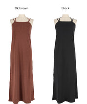 【OUT BRA】帶罩細肩帶連衣裙(Camisole  Bra Top Dress )