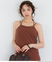 【OUT BRA】帶罩細肩帶連衣裙(Camisole  Bra Top Dress )