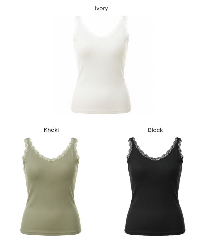 【OUT BRA】U領蕾絲背心