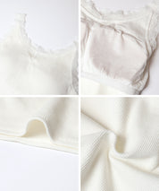 【OUT BRA】U領蕾絲背心