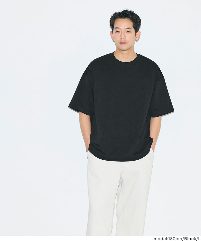 男裝柔軟棉質短袖上衣 T-shirt