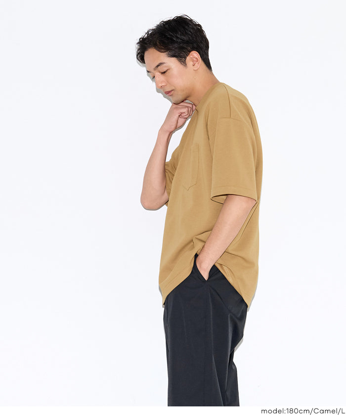男裝涼感綿胸前口袋上衣 (Pocket T-Shirt for Men)