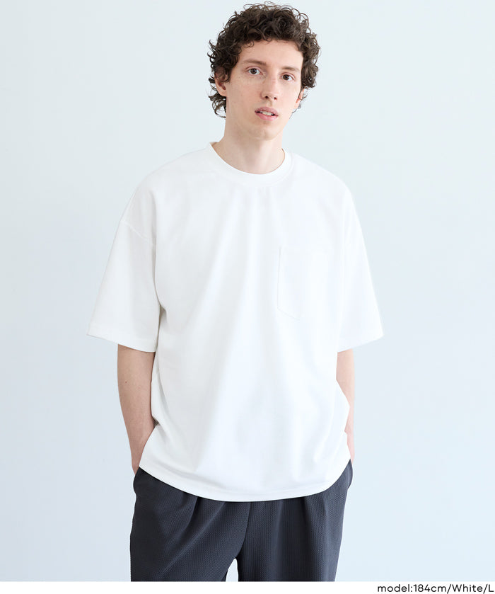 男裝涼感綿胸前口袋上衣 (Pocket T-Shirt for Men)