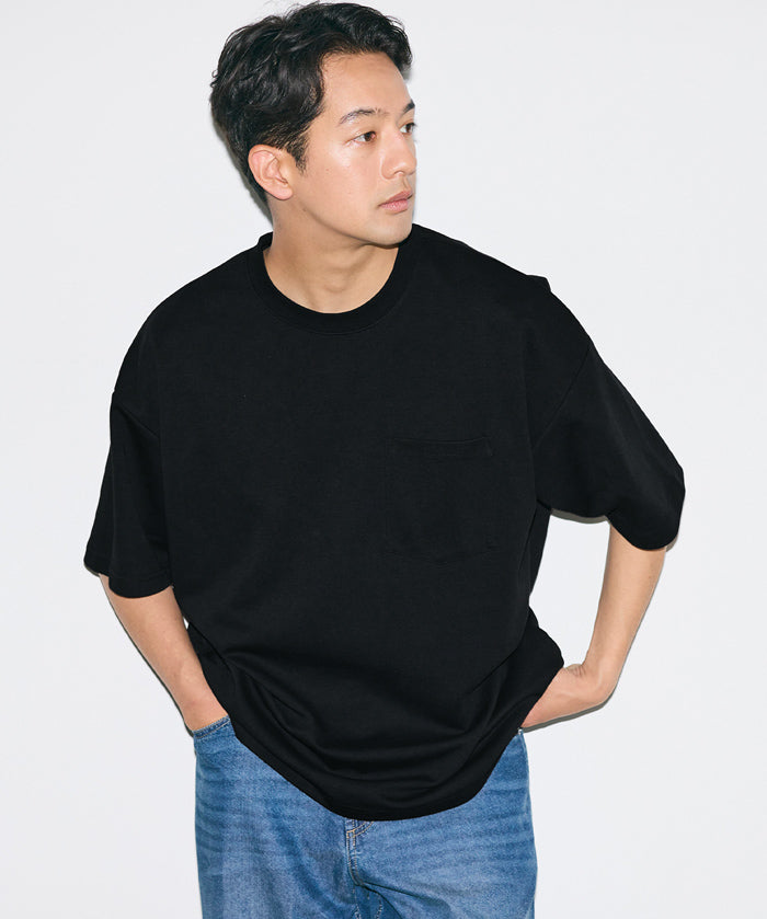 男裝涼感綿胸前口袋上衣 (Pocket T-Shirt for Men)
