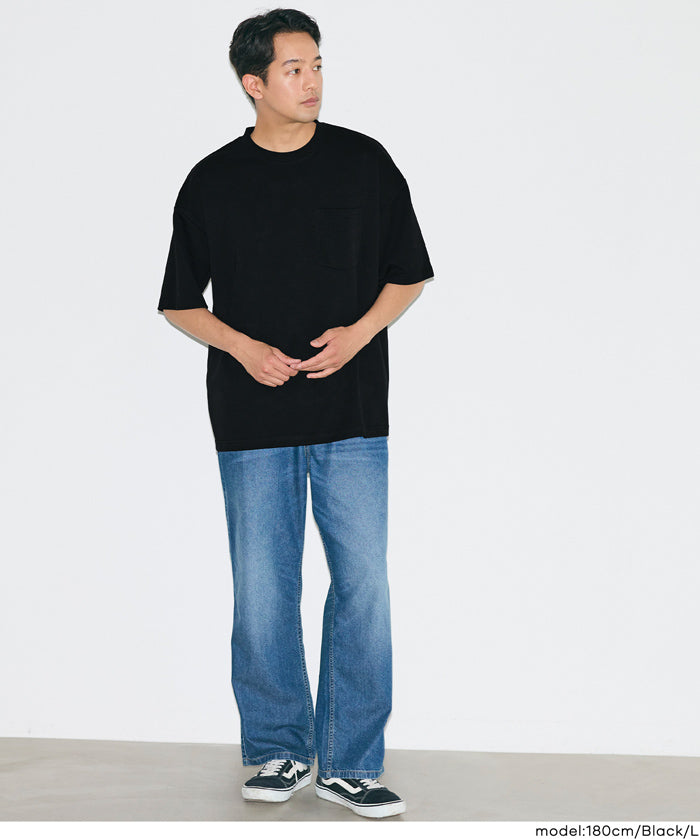 男裝涼感綿胸前口袋上衣 (Pocket T-Shirt for Men)