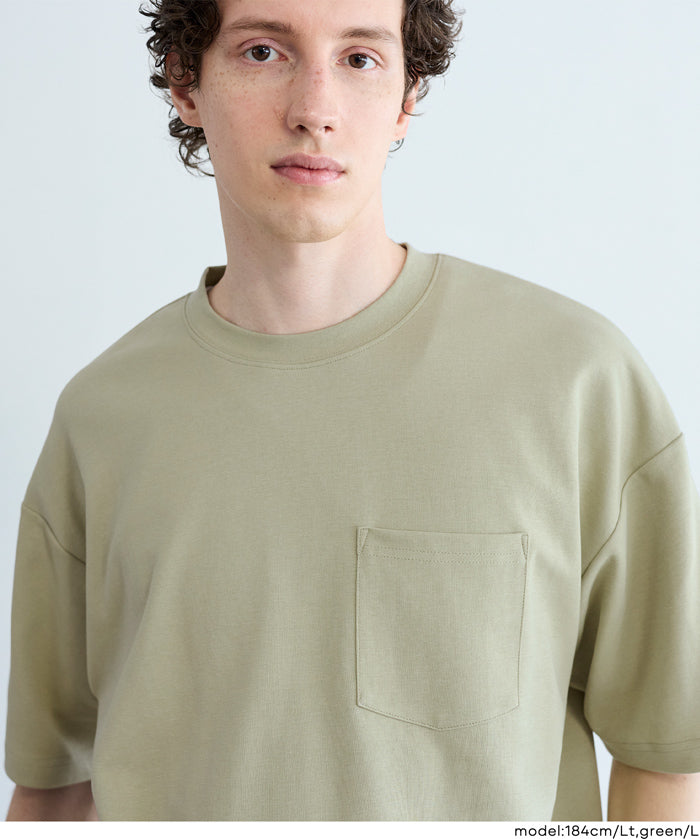 男裝涼感綿胸前口袋上衣 (Pocket T-Shirt for Men)