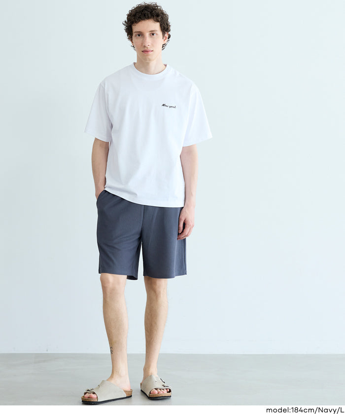 男裝透氣混棉拉鍊口袋短褲 (Side zippers shorts)