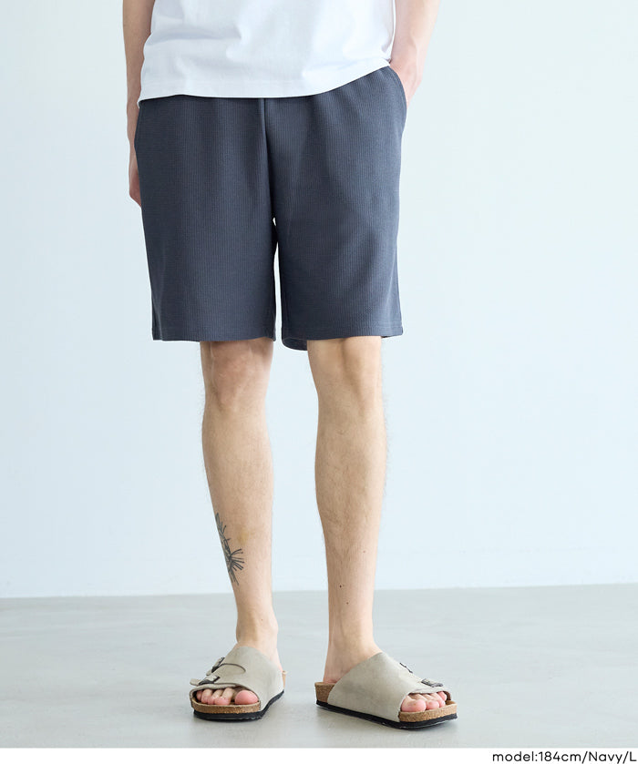男裝透氣混棉拉鍊口袋短褲 (Side zippers shorts)