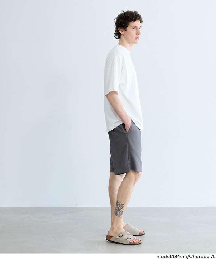 男裝透氣混棉拉鍊口袋短褲 (Side zippers shorts)