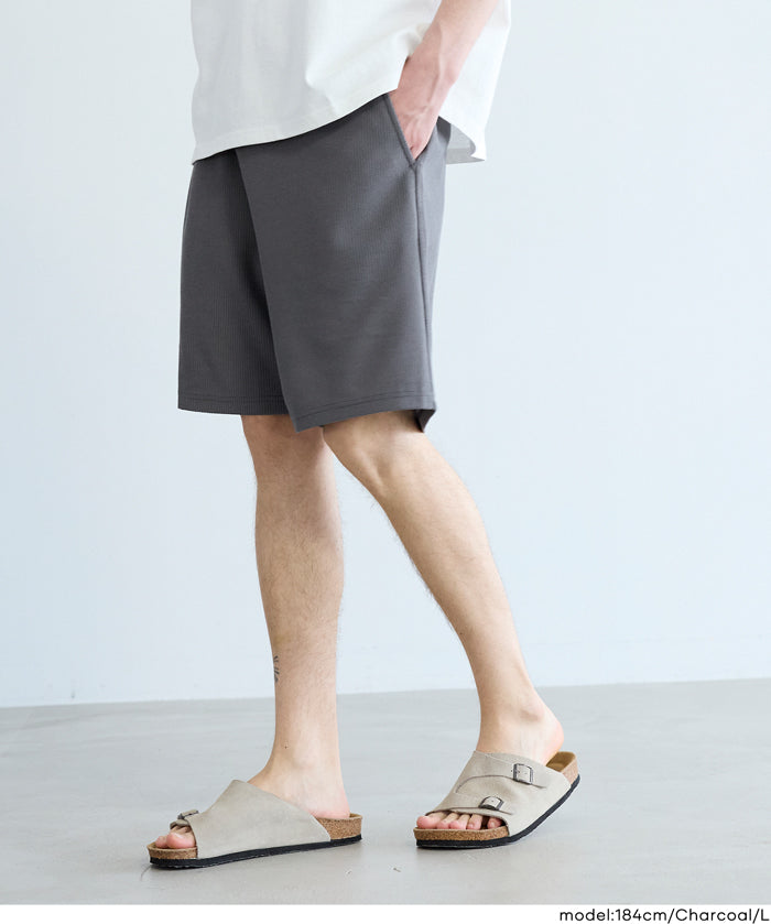 男裝透氣混棉拉鍊口袋短褲 (Side zippers shorts)