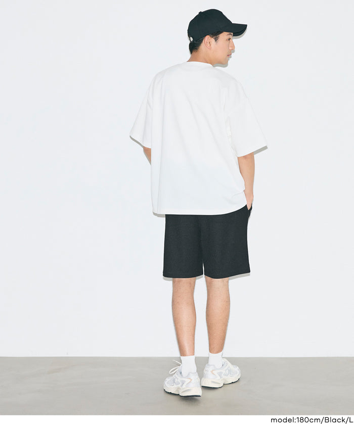 男裝透氣混棉拉鍊口袋短褲 (Side zippers shorts)
