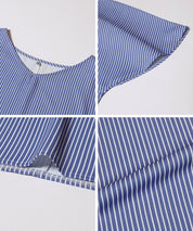 日系通勤V領蝙蝠袖上衣 (V-neck dolman sleeve blouse)