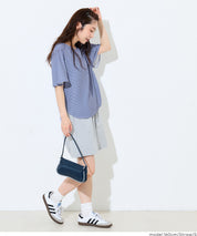日系通勤V領蝙蝠袖上衣 (V-neck dolman sleeve blouse)