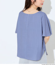 日系通勤V領蝙蝠袖上衣 (V-neck dolman sleeve blouse)