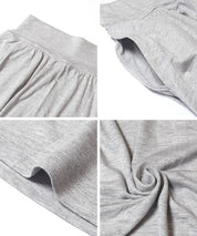 絲柔彈性A字長裙 (Flowy flared skirt)