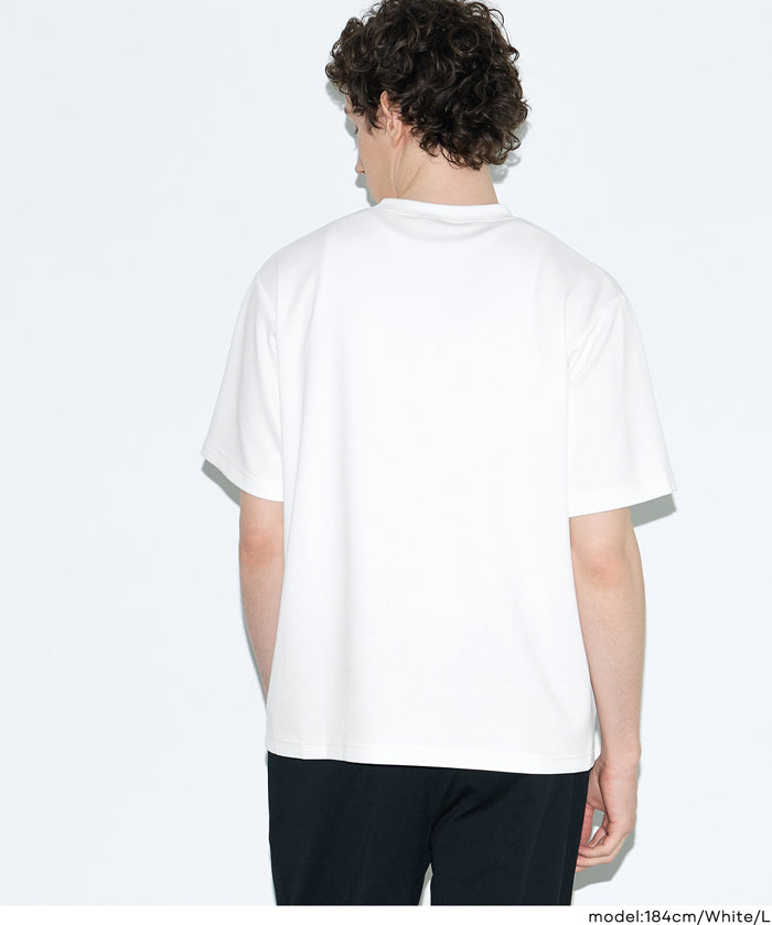 男裝【柔軟太空棉】素色短袖上衣 (Light soft jersey T-shirt)
