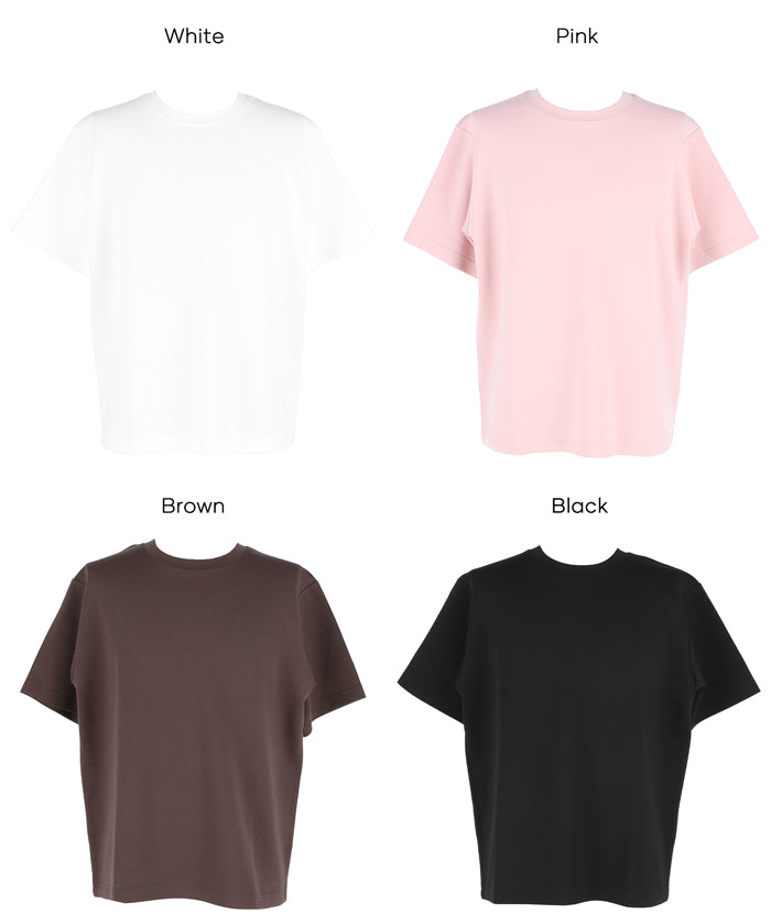 男裝【柔軟太空棉】素色短袖上衣 (Light soft jersey T-shirt)