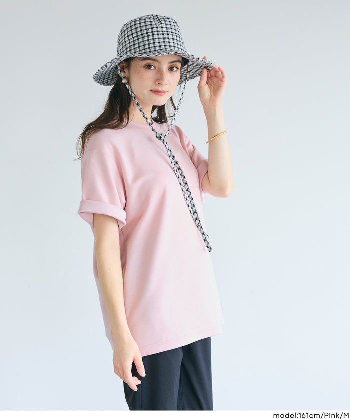 男裝【柔軟太空棉】素色短袖上衣 (Light soft jersey T-shirt)