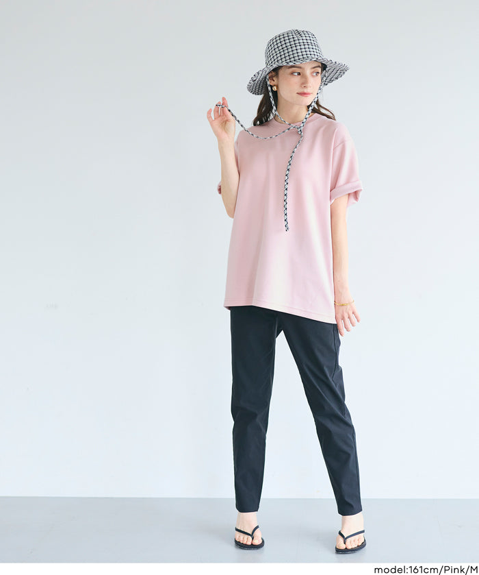 男裝【柔軟太空棉】素色短袖上衣 (Light soft jersey T-shirt)