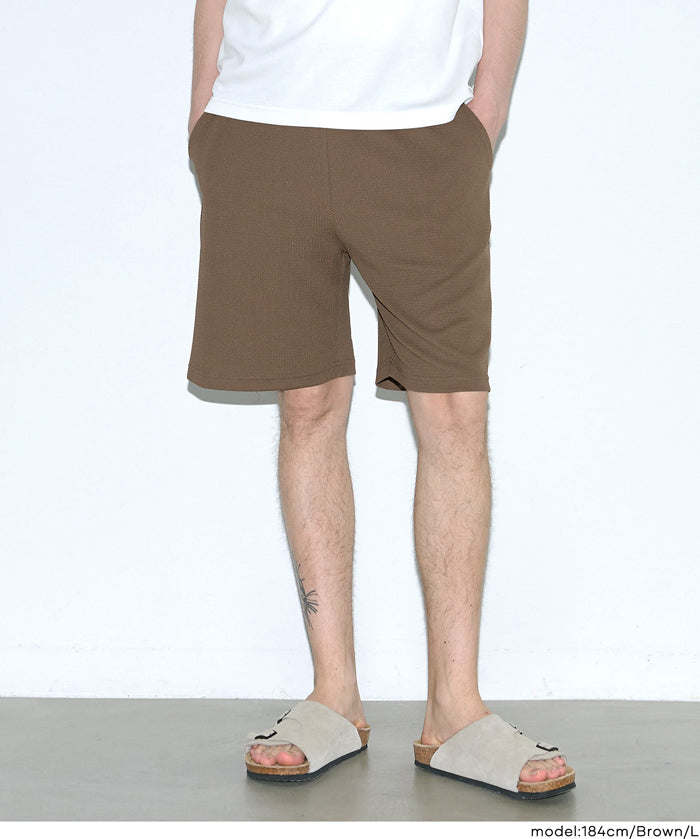 男裝【壓紋機能】素色短褲 (Light embossed shorts)