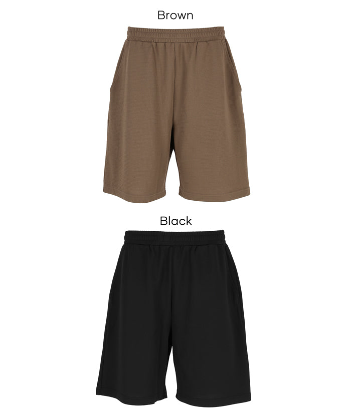 男裝【壓紋機能】素色短褲 (Light embossed shorts)