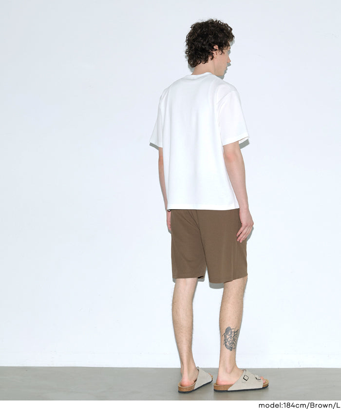 男裝【壓紋機能】素色短褲 (Light embossed shorts)