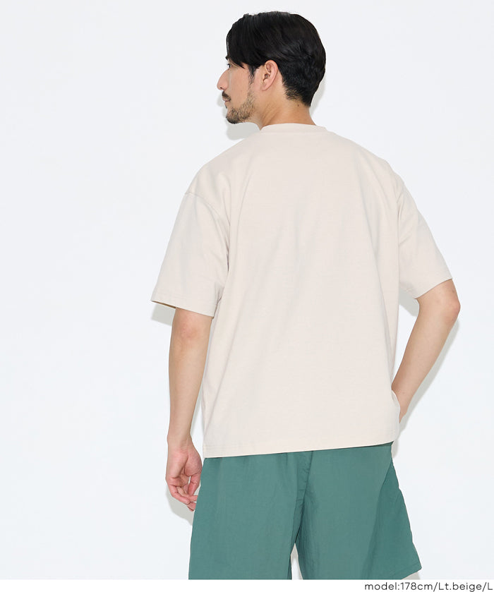 男裝造型口袋短袖上衣 (Multi-pocket T-shirt)