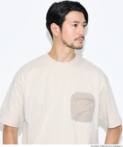 男裝造型口袋短袖上衣 (Multi-pocket T-shirt)