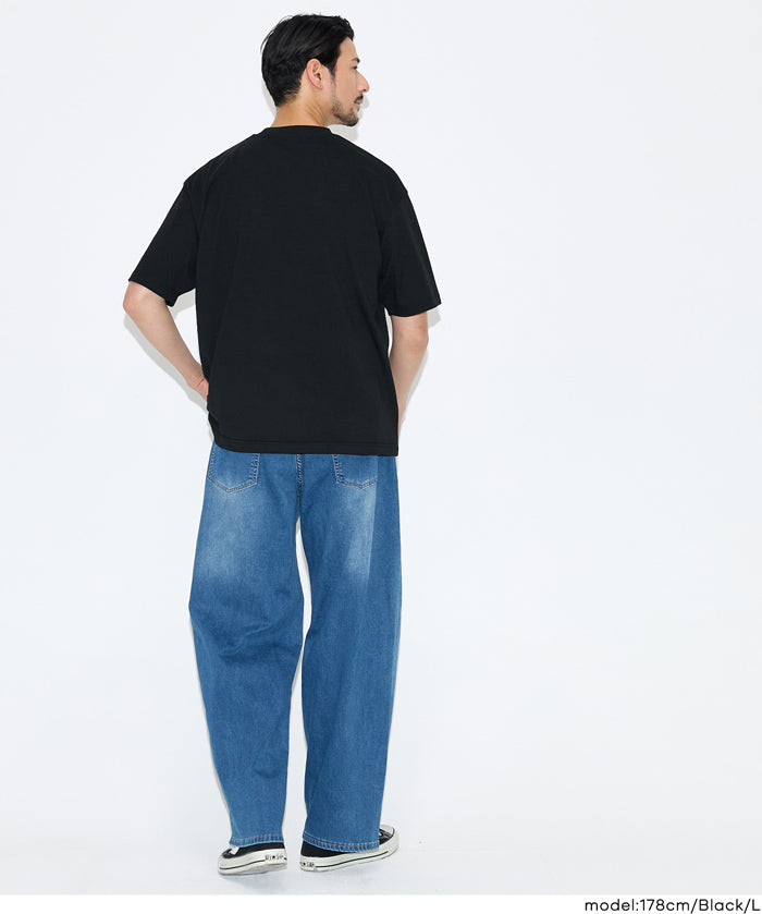 男裝造型口袋短袖上衣 (Multi-pocket T-shirt)