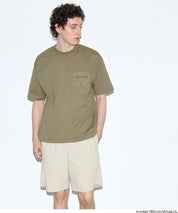 男裝造型口袋短袖上衣 (Multi-pocket T-shirt)