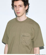 男裝造型口袋短袖上衣 (Multi-pocket T-shirt)