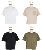 男裝造型口袋短袖上衣 (Multi-pocket T-shirt)