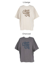 男裝刷舊LOGO短袖上衣 (Slub cotton print T-shirt)