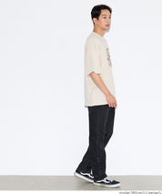 男裝刷舊LOGO短袖上衣 (Slub cotton print T-shirt)